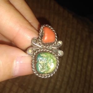 Antique native ring ( sterling silver)